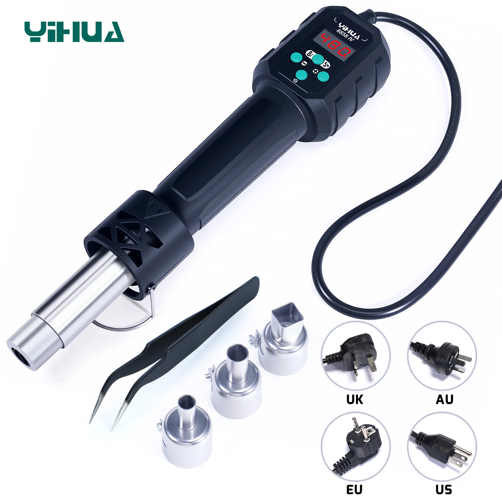 Heat Gun Embossing - YIHUA Hot Air Gun Temperature Adjustable