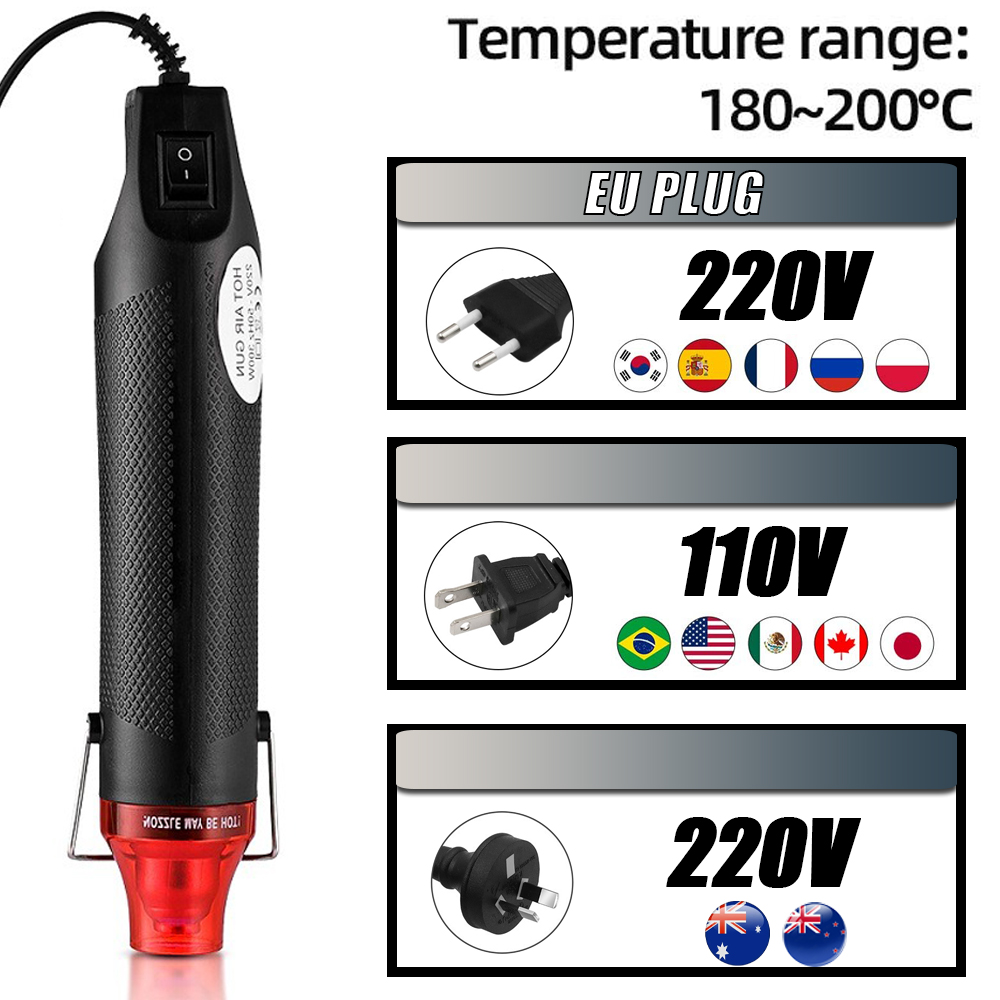 Heat Gun Embossing - 300W Hot Air Gun Portable Mini