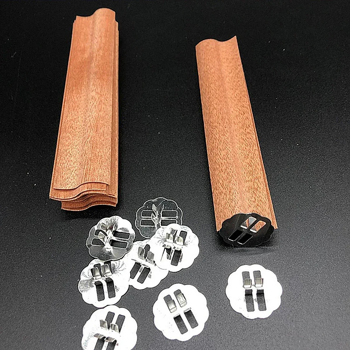 10pcs/set S-Shaped Wooden Cand - Candle Warning Label 评论和价格