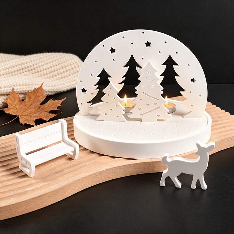 Christmas Elk Tealight Candle  - Candle Making Kit 评论和价格