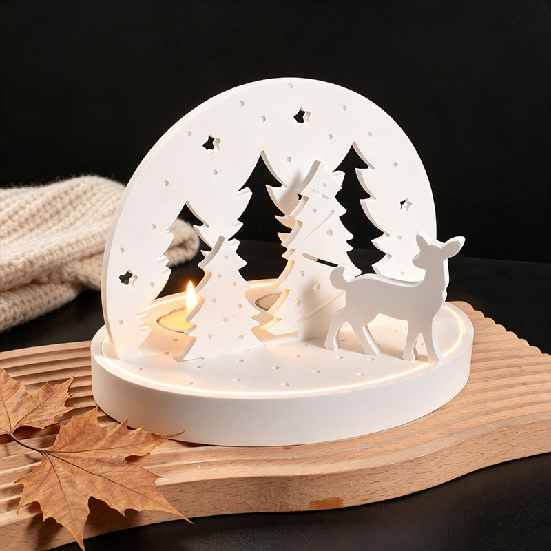 Christmas Elk Tealight Candle  - Candle Making Kit 评论和价格