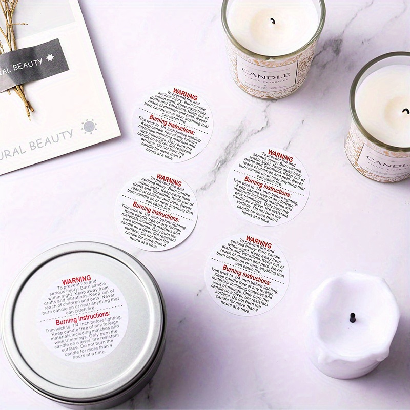 1roll,500pcs Candle Warning La - Candle Warning Label 评论和价格