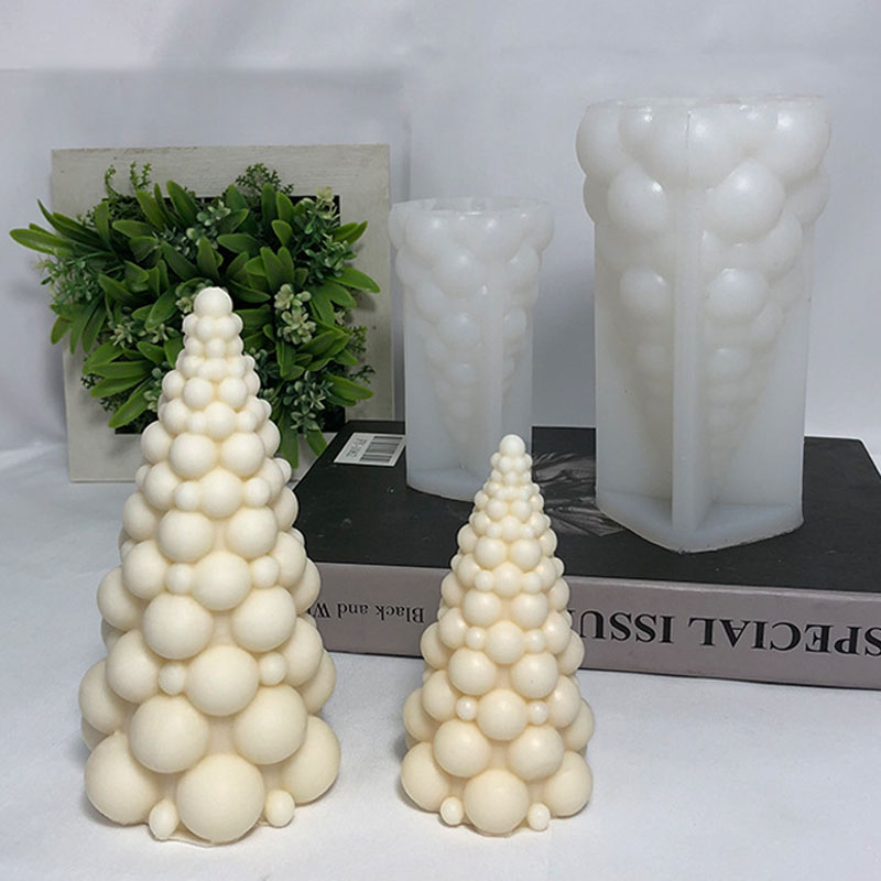 3D Bubble Christmas Tree Silic - Candle Making Kit 评论和价格