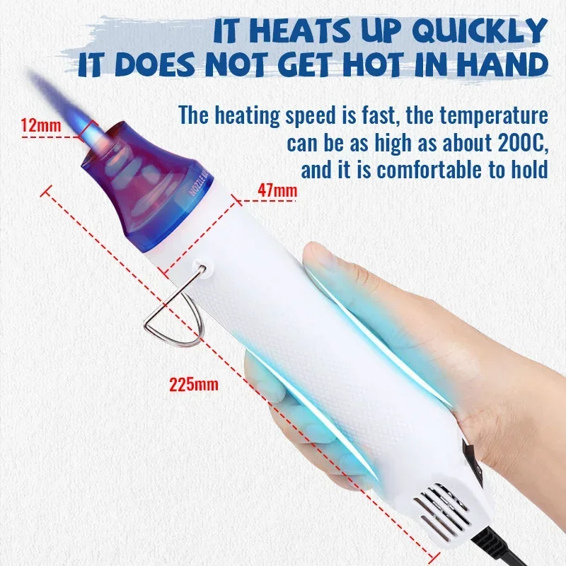 Hot Air Gun 300W 220V Ligthwei - Heat Gun Embossing 评论和价格