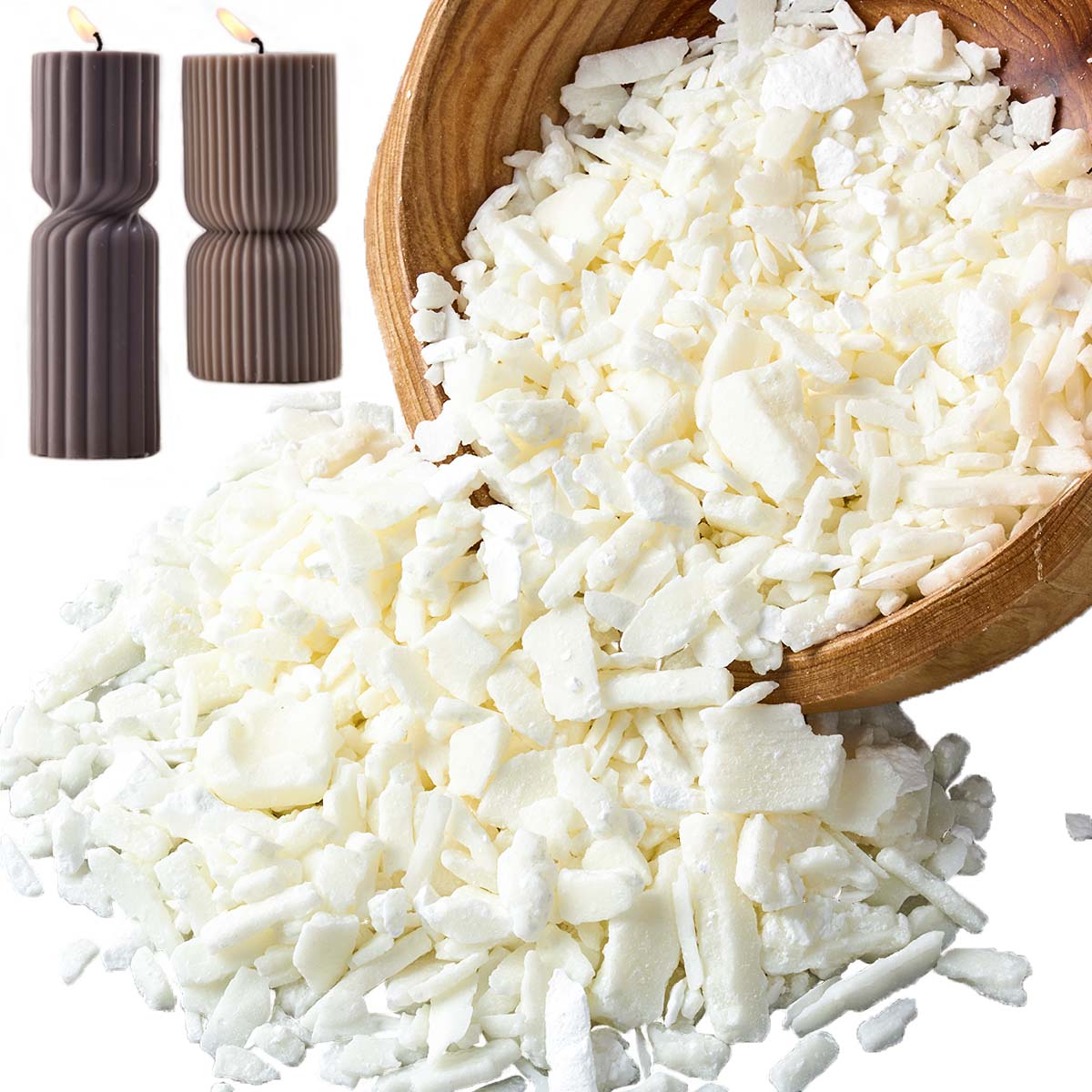 1 Pounds Pure White Soy Wax Fo - Candle Making Kit 评论和价格