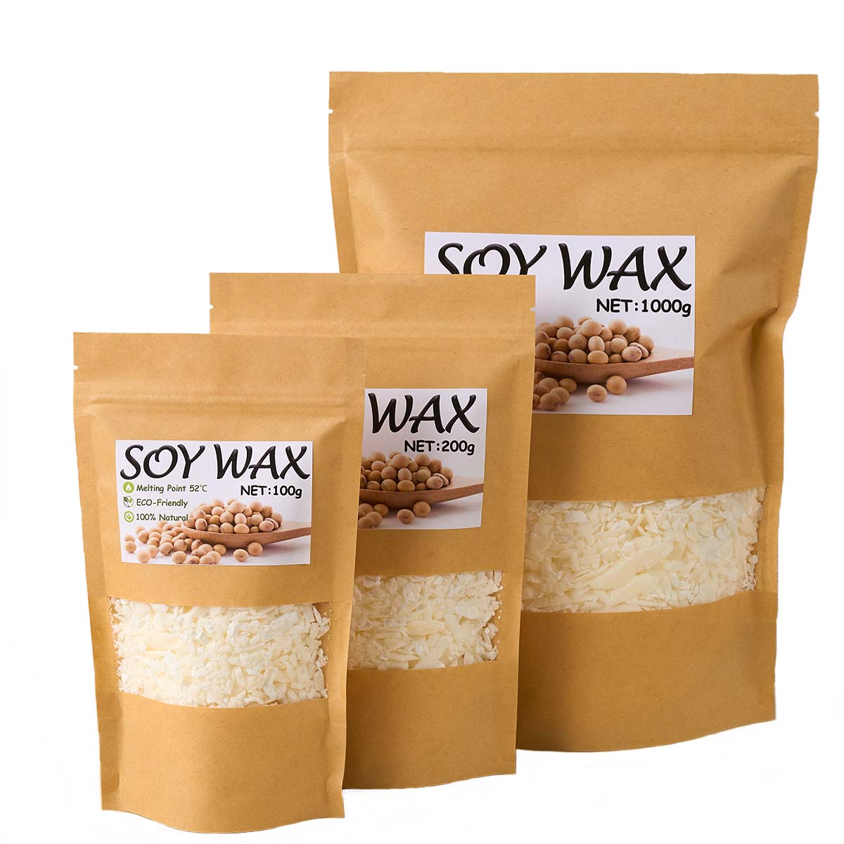 1 Pounds Pure White Soy Wax Fo - Candle Making Kit 评论和价格