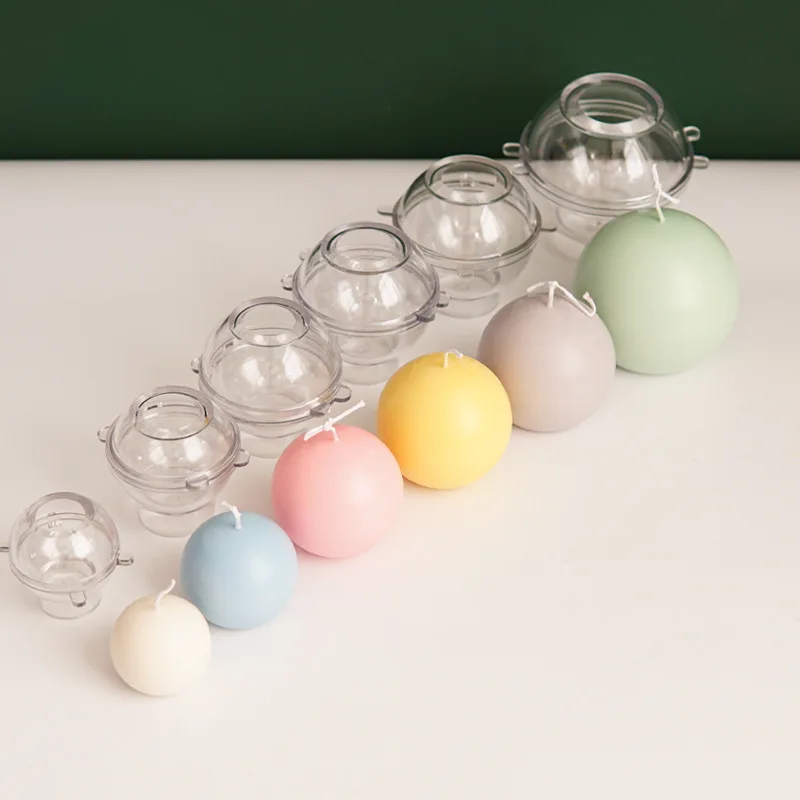 5-8cm Spherical Candle Plastic - Candle Making Kit 评论和价格
