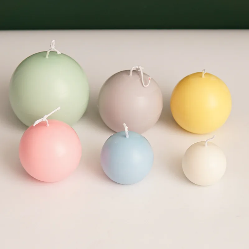 5-8cm Spherical Candle Plastic - Candle Making Kit 评论和价格