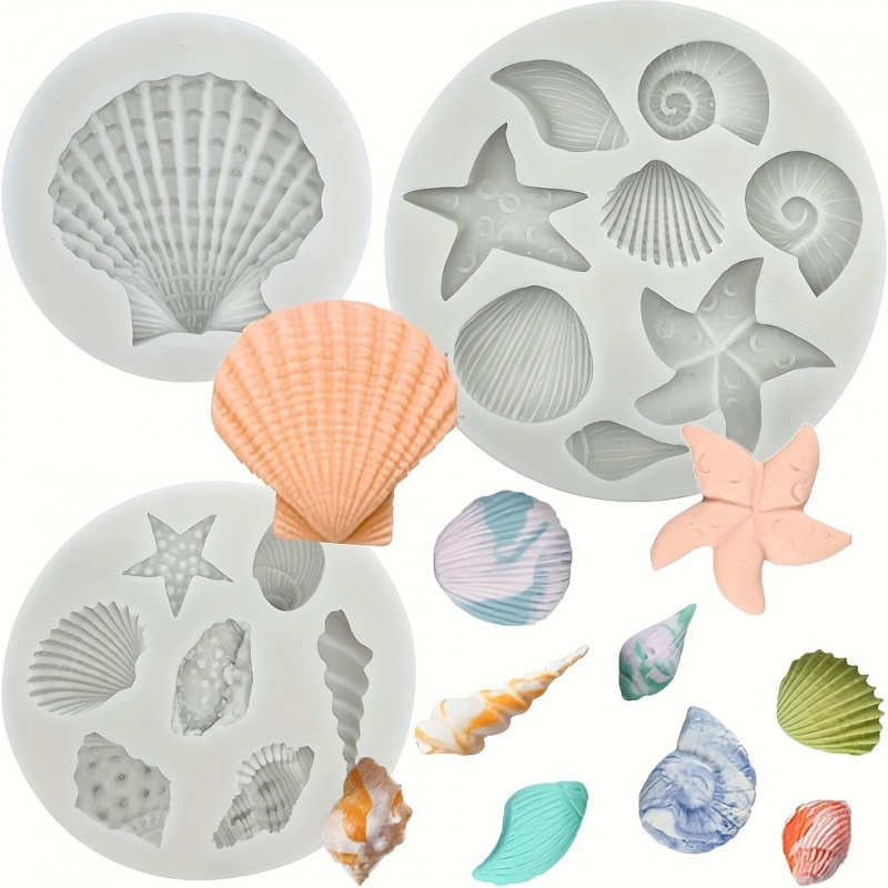 3pcs/set, Shell Mold Set, Irre - Candle Making Kit 评论和价格