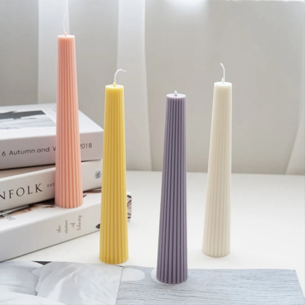 *ABAB Striped Long Pole Column - Candle Making Kit 评论和价格