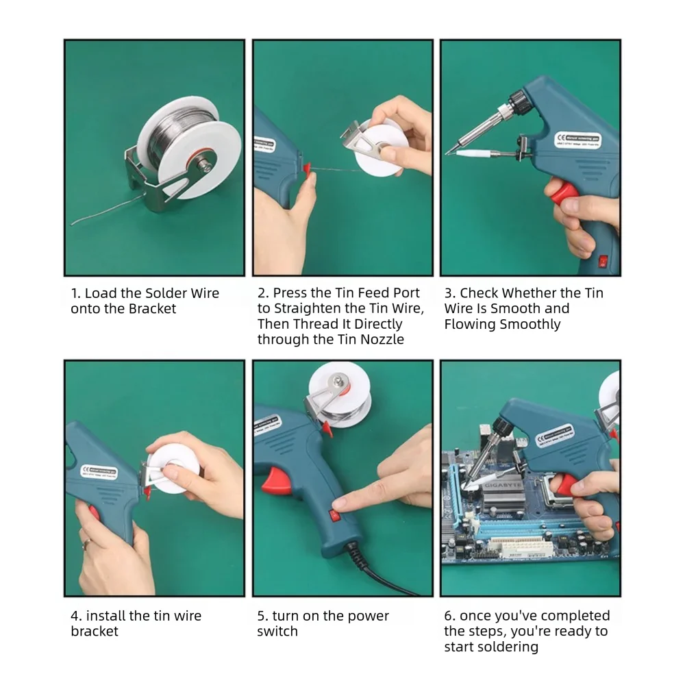 Adjustable Temperature Solderi - Heat Gun Embossing 评论和价格