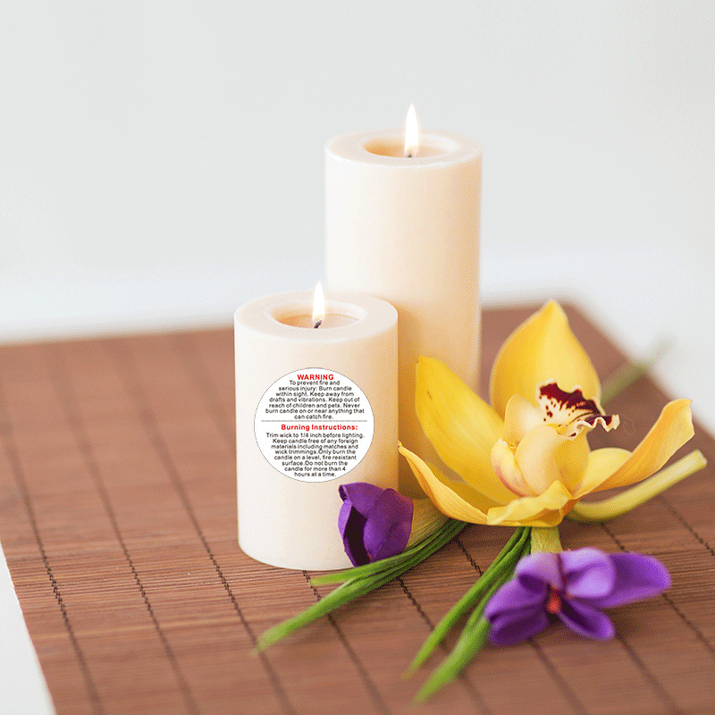 100-500pcs 1inch English Warni - Candle Warning Label 评论和价格