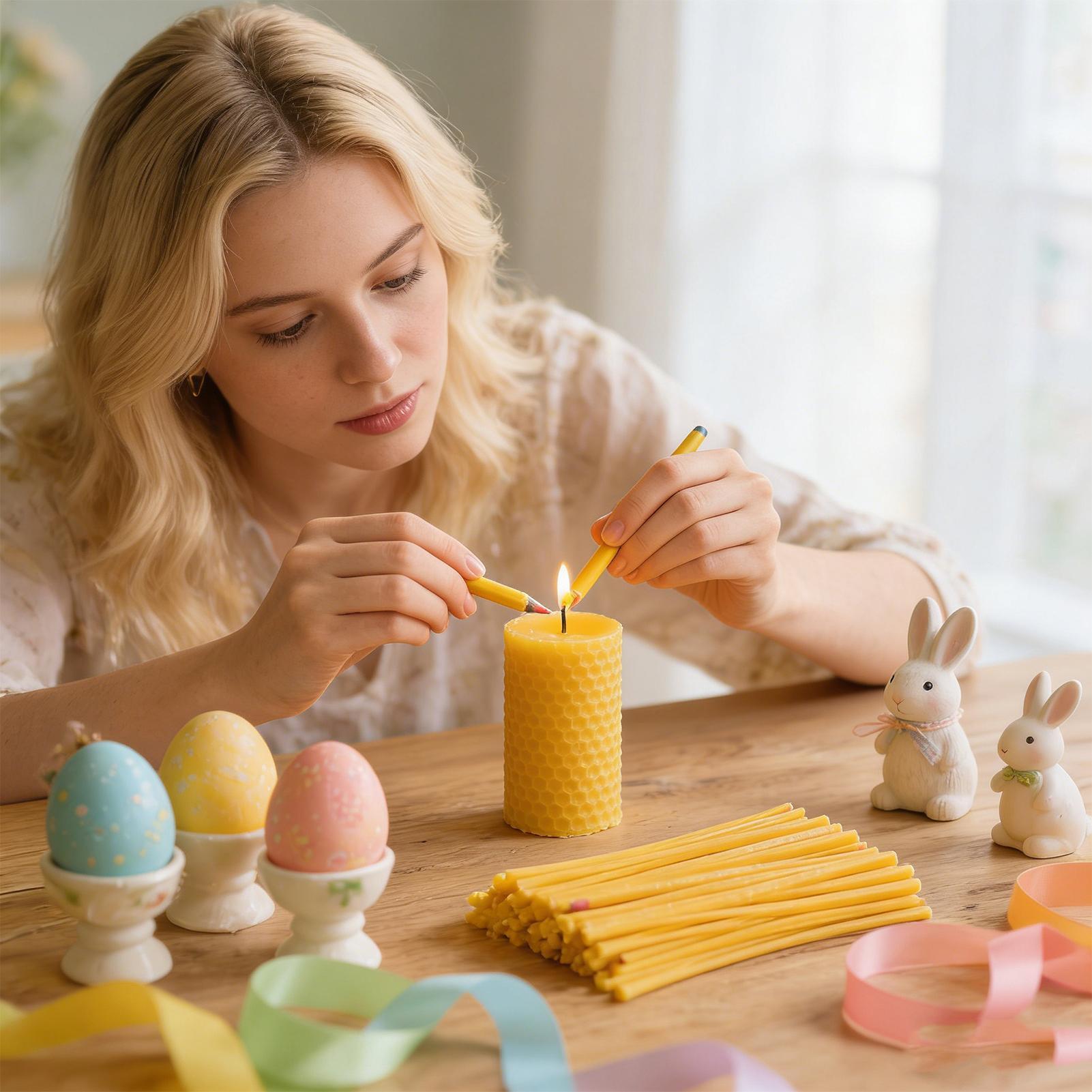 Egg Decorating Beeswax Sticks  - Candle Making Kit 评论和价格