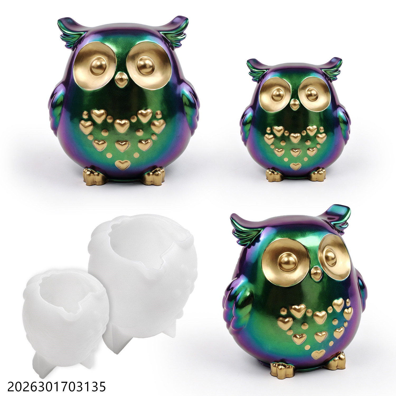 Owl Silicone Mold 3D Bird Shap - Candle Making Kit 评论和价格