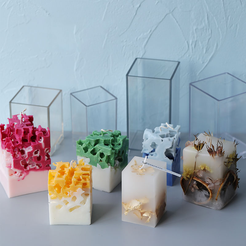 3D Square Rectangle Column Can - Candle Making Kit 评论和价格