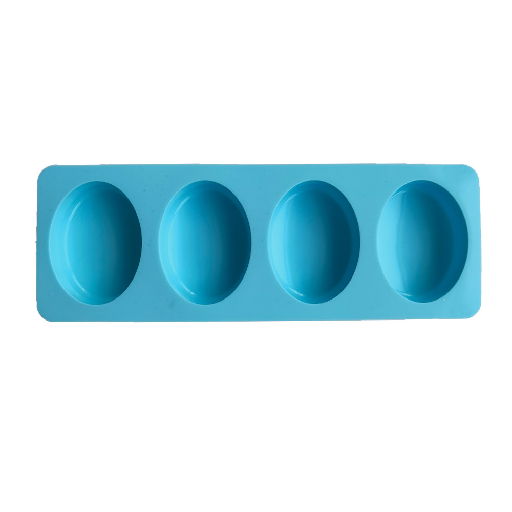 4 Cavities Oval Handmade Soap  - Candle Making Kit 评论和价格
