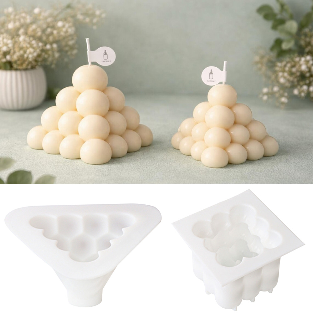 3D Bubble Cube Silicone Candle - Candle Making Kit 评论和价格