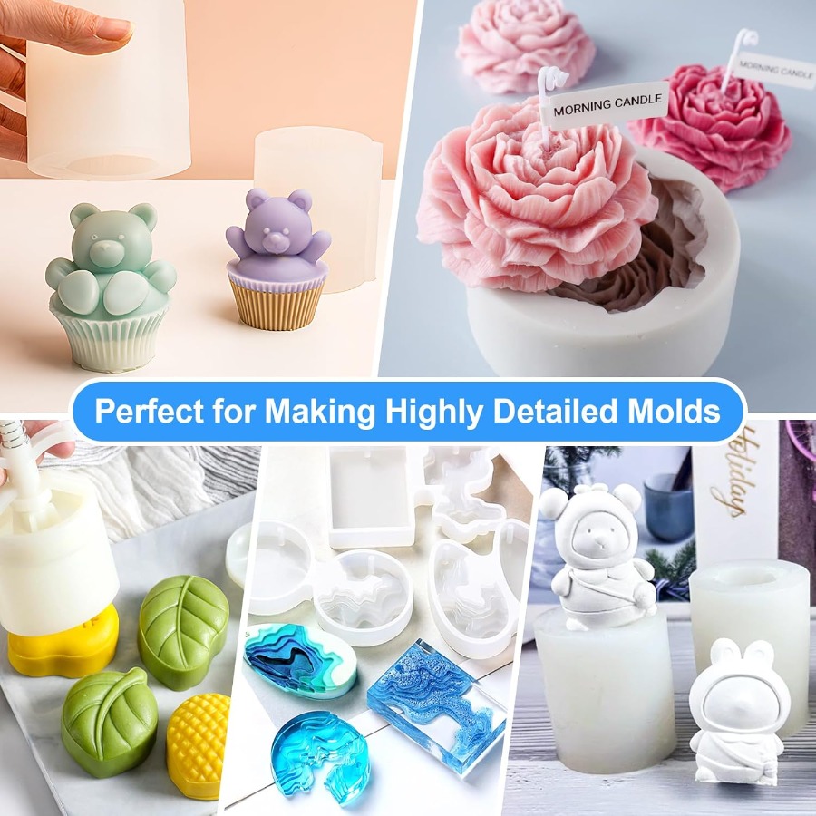 Silicone Mold Making Kit, 38.8 - Candle Making Kit 评论和价格