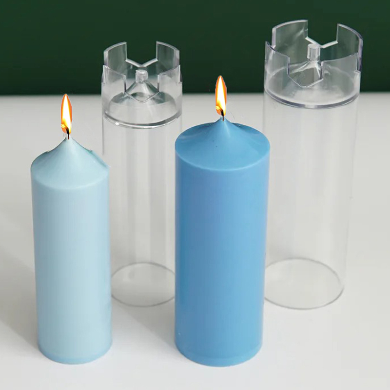 3D Spire Cylinder Candle Mold  - Candle Making Kit 评论和价格