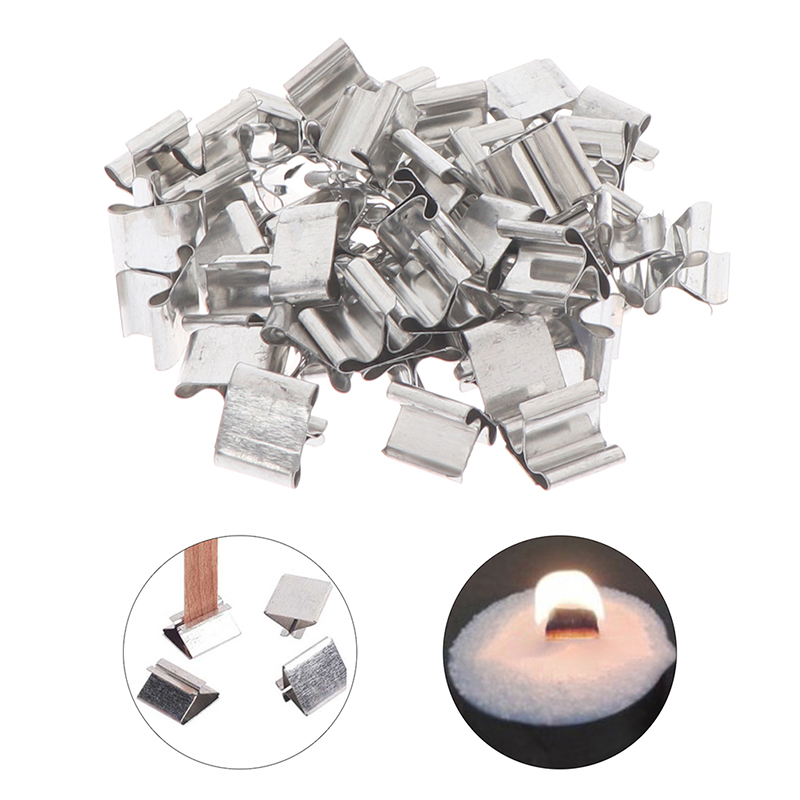 50pcs Wood Candle Wicks Base C - Candle Making Kit 评论和价格